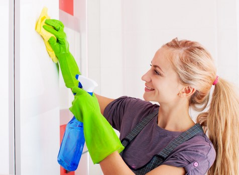 Cleaning dust and residue from a renovated Hackney property interior