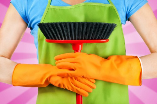 Routine office cleaning for a Hackney workplace with desks and communal space