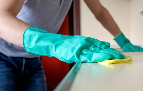 Furniture and household items being removed from a flat in Hackney