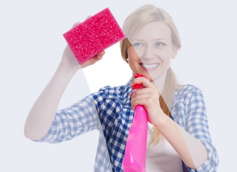 Local cleaners carrying out a deep cleaning service in Hackney