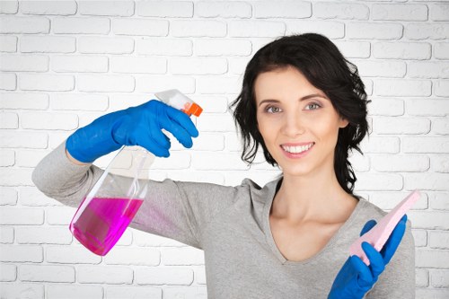 Cleaning a Hackney office reception and meeting room area
